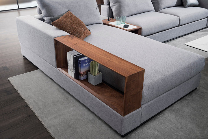GS9001 Classic Minimalist Sofa With Wood Table