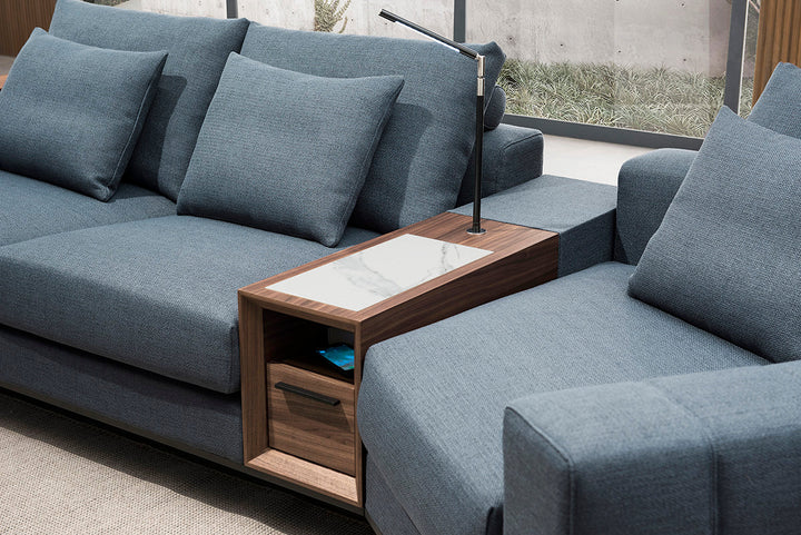 GS9007 Living Room Sofas With Wood Table
