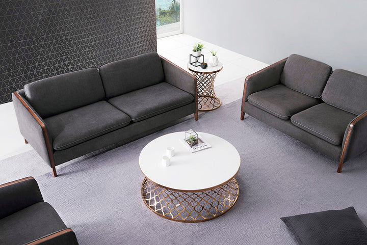 GS9009 American Style Fabric Sectional Sofa