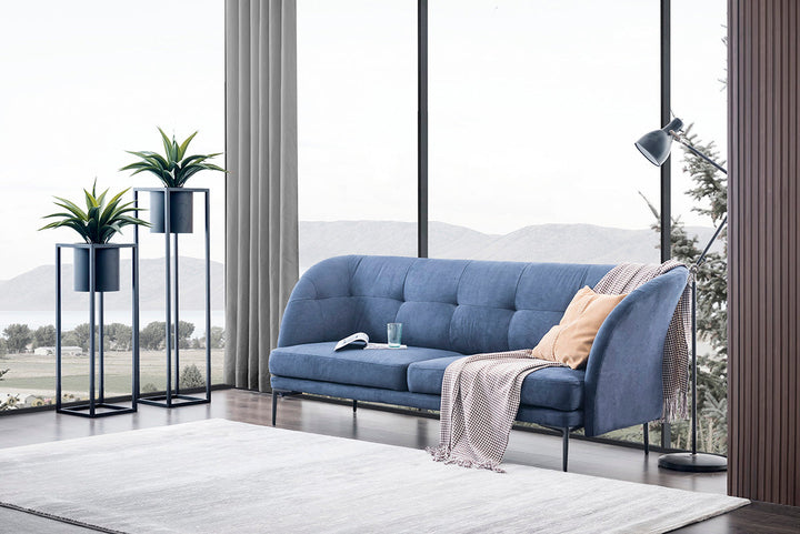 GS9011 Apartment Modern Tufted 3 Seat Sofa