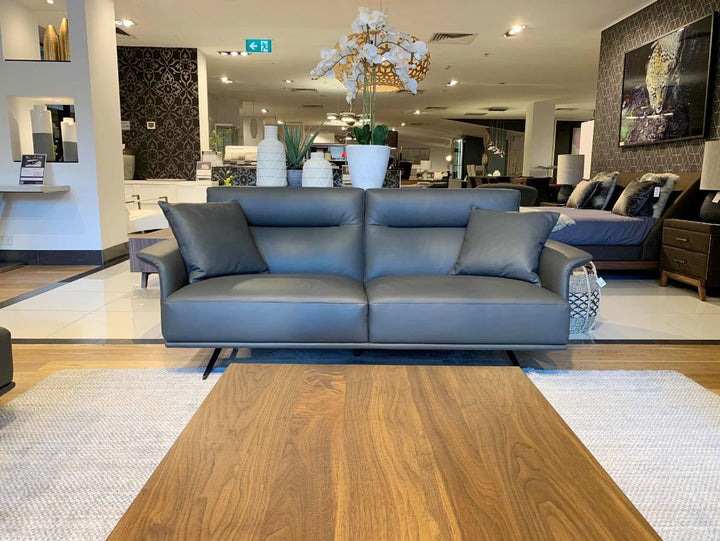 GS9012 Minimalist Modern L Shape Leather Sofa