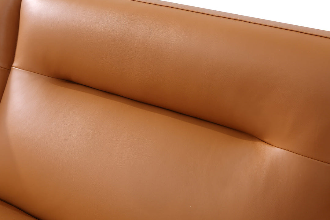 GS9012 Minimalist Modern L Shape Leather Sofa