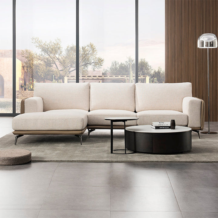 GS9023 Classic Detachable Fabric Sectional Sofa