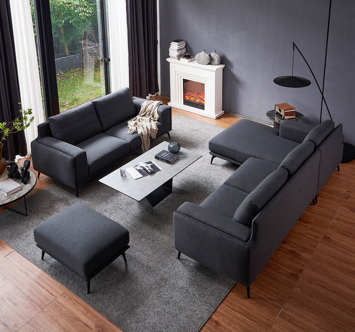 GS9023 Classic Detachable Fabric Sectional Sofa