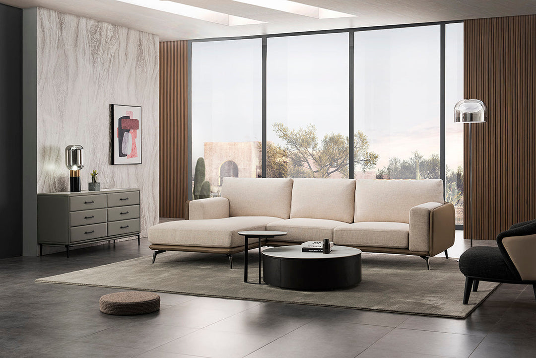 GS9023 Classic Detachable Fabric Sectional Sofa