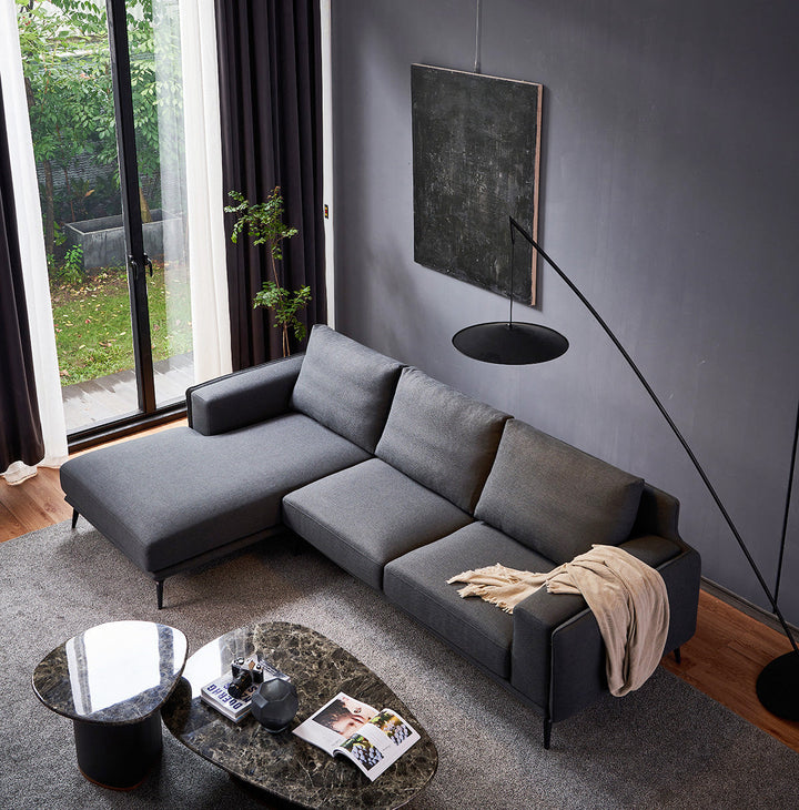 GS9023 Classic Detachable Fabric Sectional Sofa