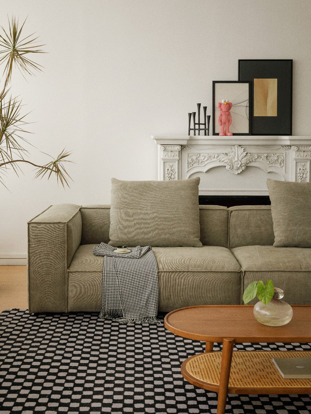 GS9067B Italian Modern Square Sofa