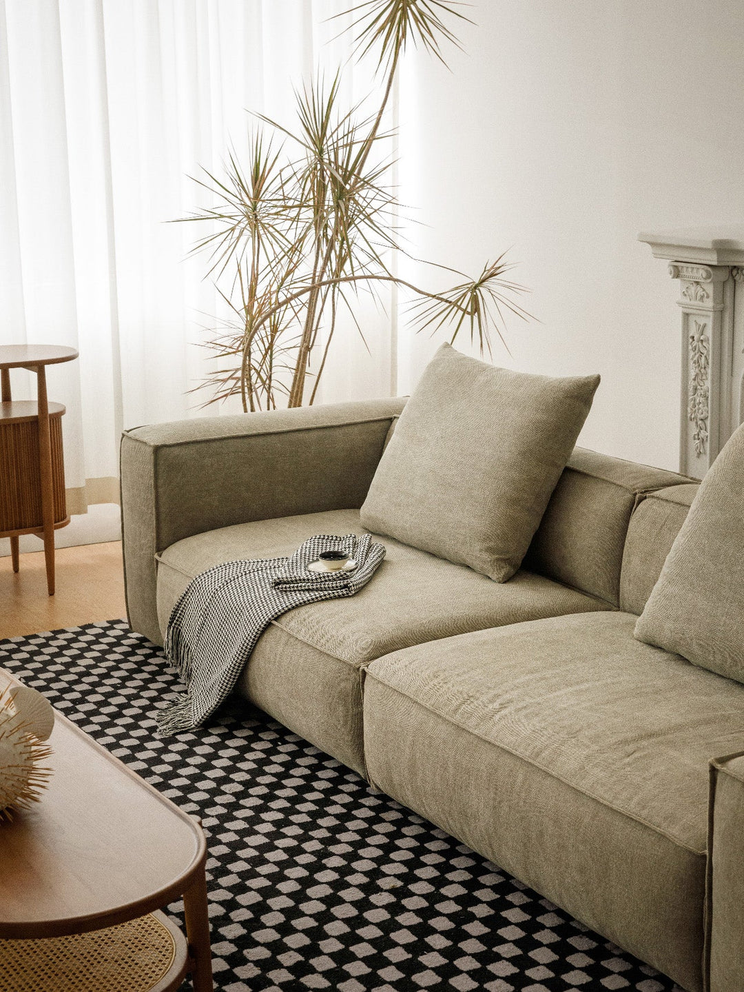 GS9067B Italian Modern Square Sofa