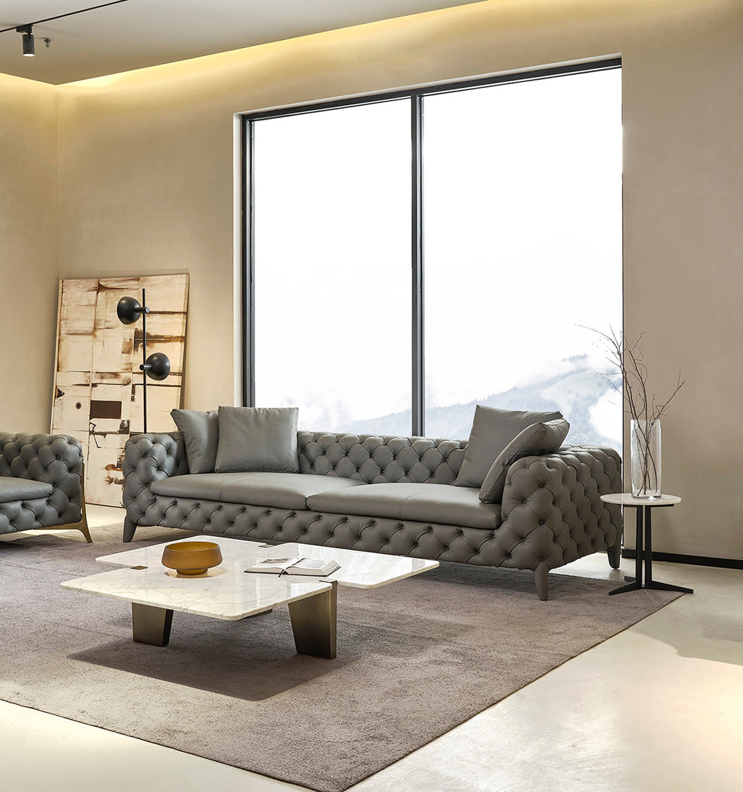 GS9075 Italian Luxury Sofa With Metal Leg