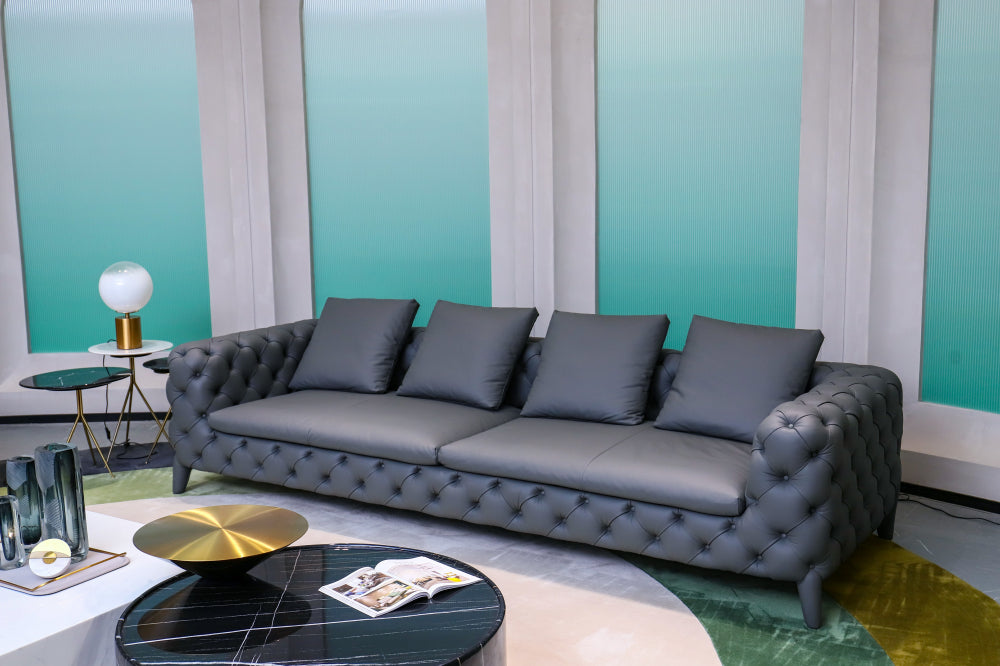GS9075 Italian Luxury Sofa With Metal Leg