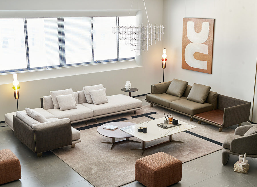 GS9083 Italian Modern Design Woven Sofa