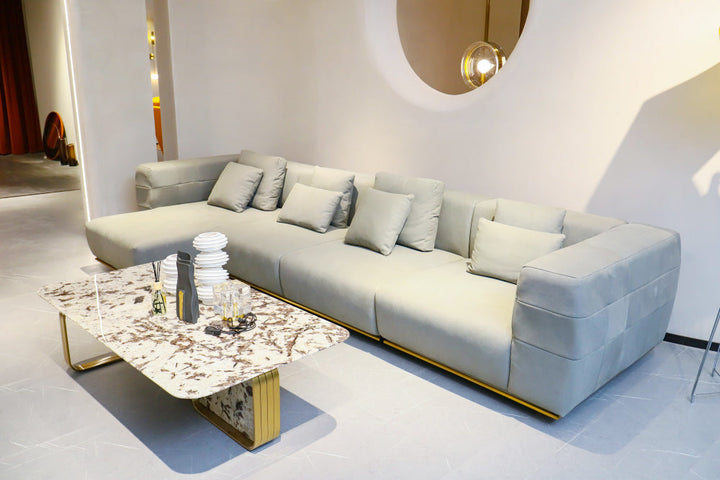 GS9085 Modern Design Sofa With Hardware Legs
