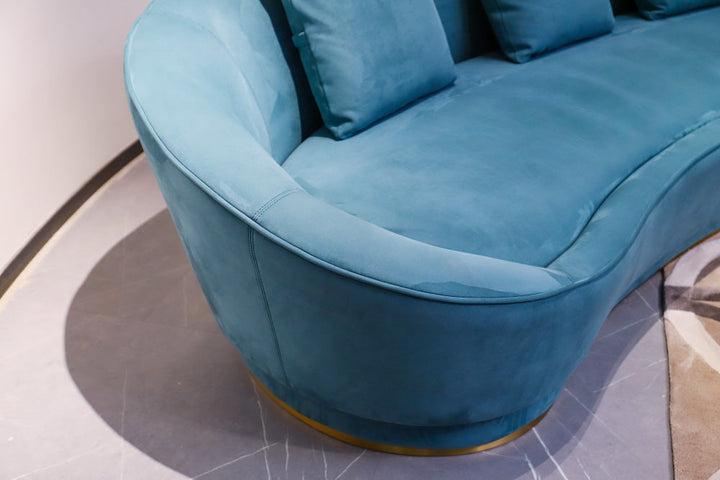GS9088 Italian Design Modern Curved Sofa