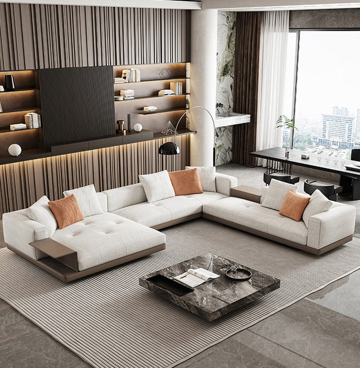 GS9090 Modern Luxury Sectional Sofa With Table
