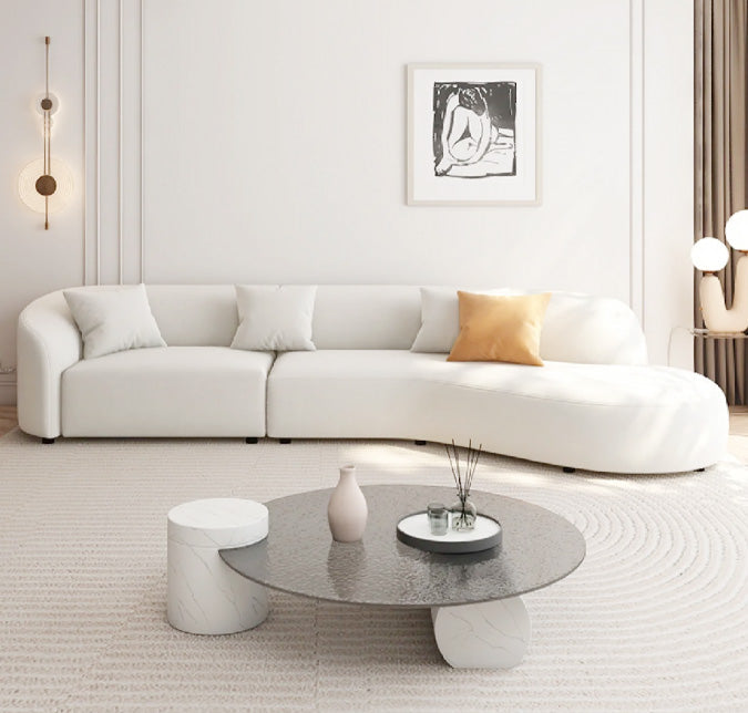 GS9092 Italian Modern Curved Couch