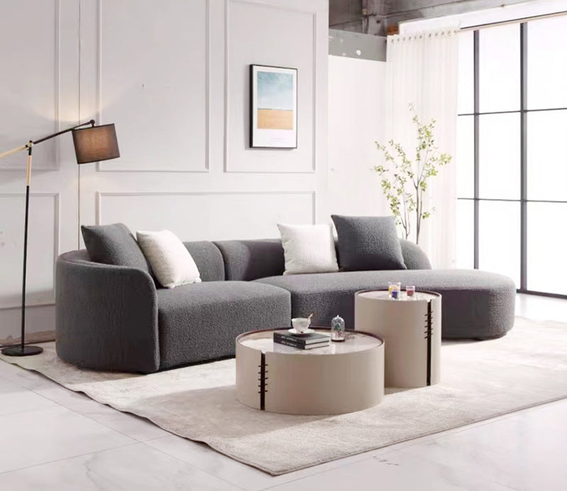 GS9092 Italian Modern Curved Couch