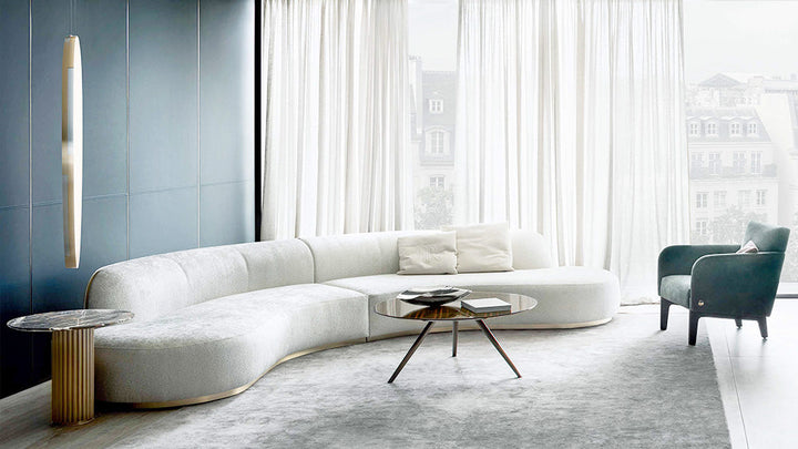 GS9092 Italian Modern Curved Couch