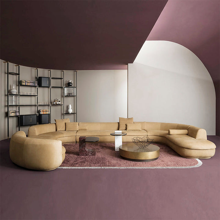 GS9100 Modern Curved Sectional Sofa