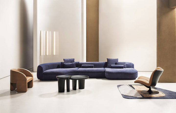 GS9100 Modern Curved Sectional Sofa