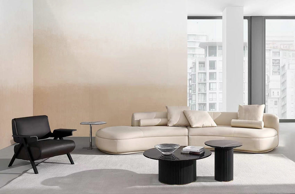 GS9100 Modern Curved Sectional Sofa