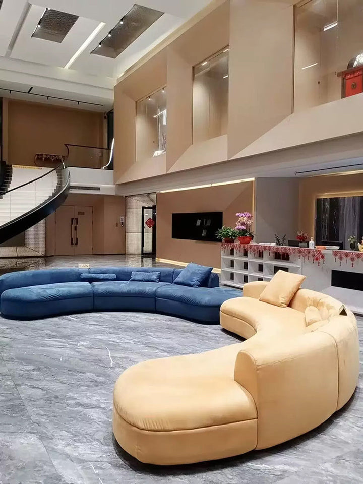 GS9100 Modern Curved Sectional Sofa