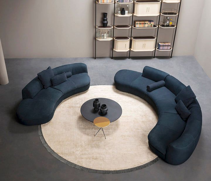 GS9100 Modern Curved Sectional Sofa