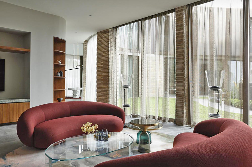GS9108 Modern Curved Couch