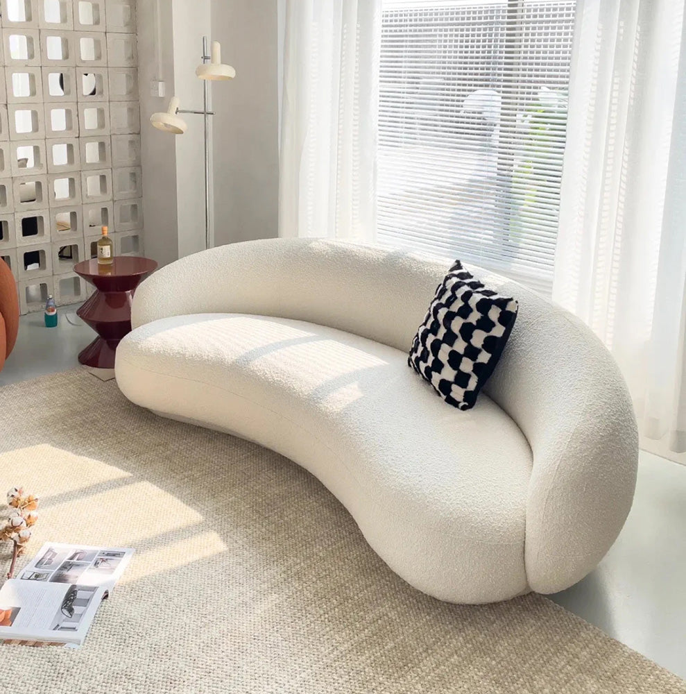 GS9108 Modern Curved Couch