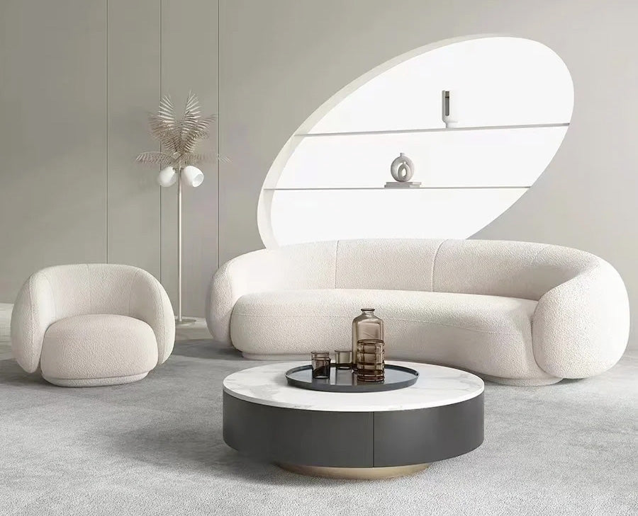 GS9108 Modern Curved Couch