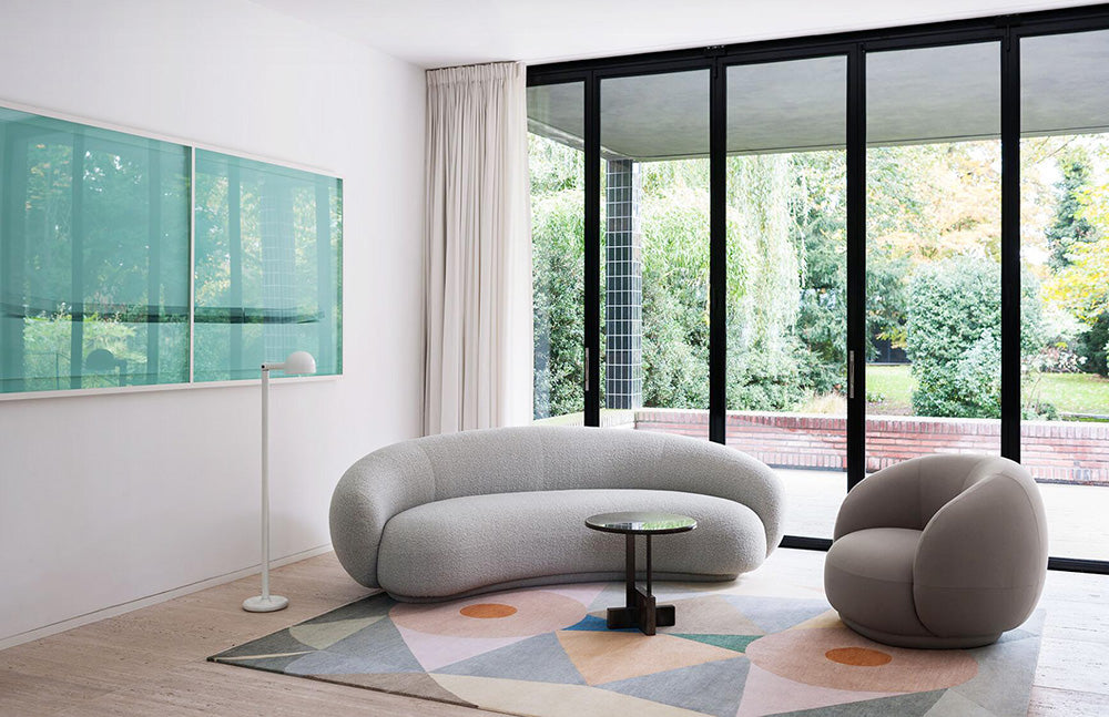 GS9108 Modern Curved Couch