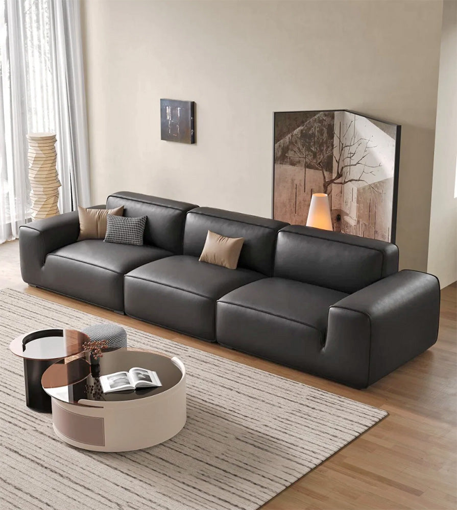 GS9125 Elegant Leather Sofa