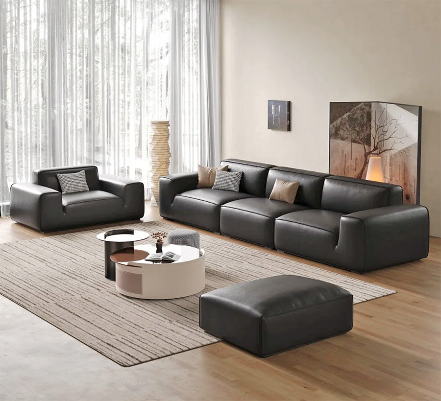GS9125 Elegant Leather Sofa