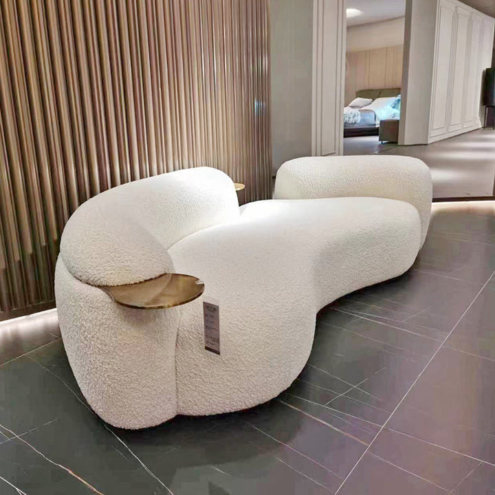 GS9133 Creative Modern Soft Sofa With Hardware Table