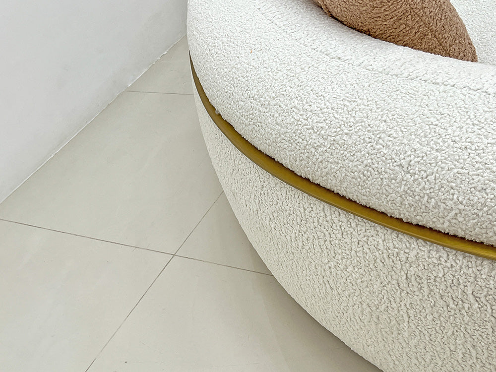 GS9133 Creative Modern Soft Sofa With Hardware Table