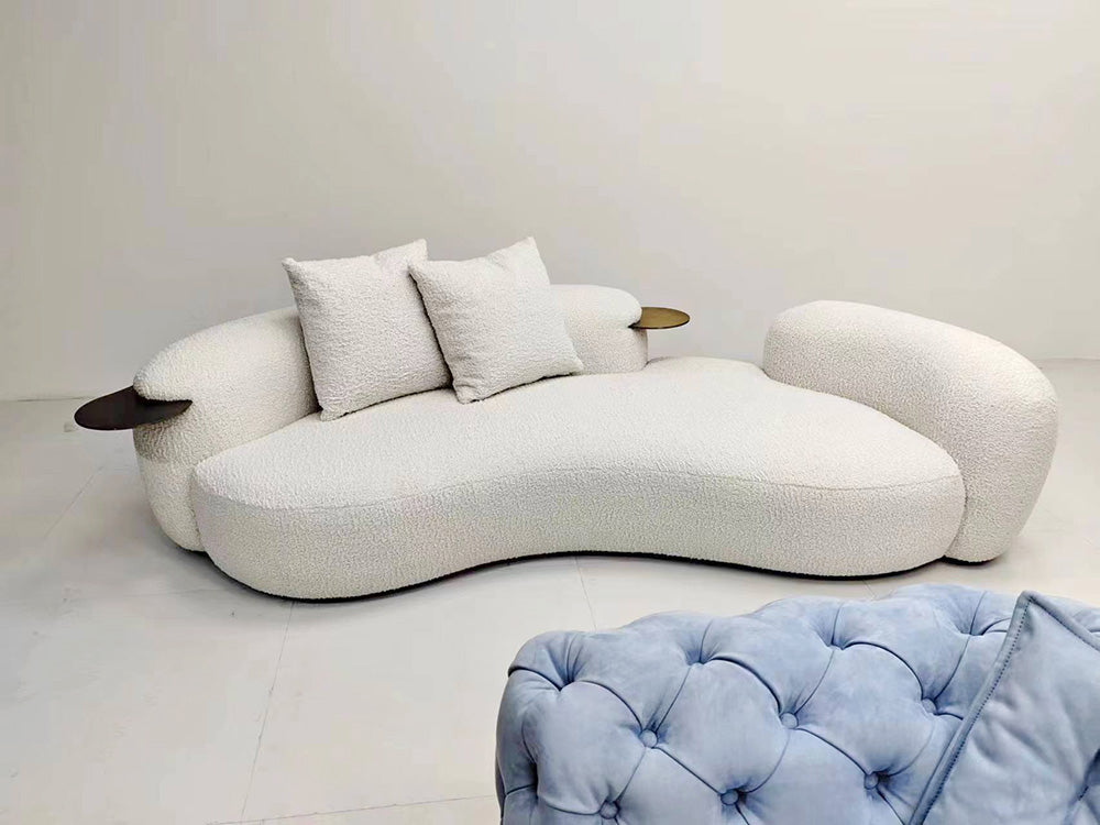 GS9133 Creative Modern Soft Sofa With Hardware Table