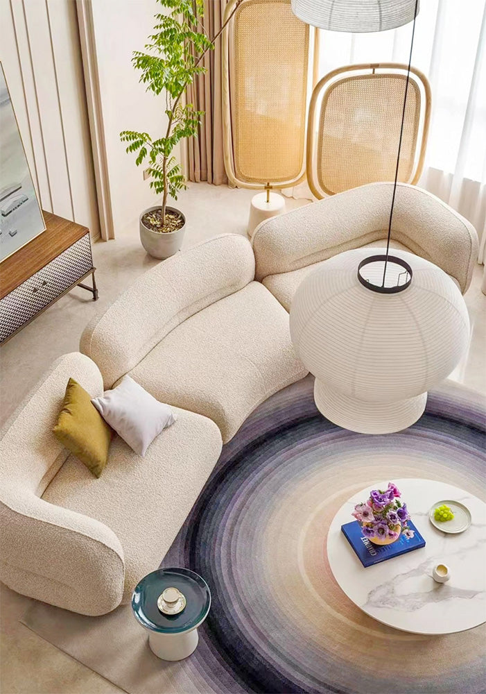 GS9136 Modern Design Cream Style Soft Sofa