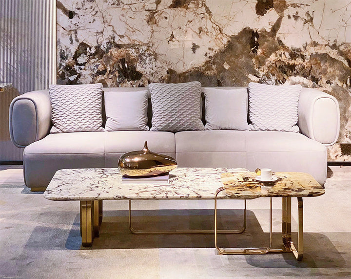 GS9158 Italian Luxury Modern Quilting Crafts Sofa