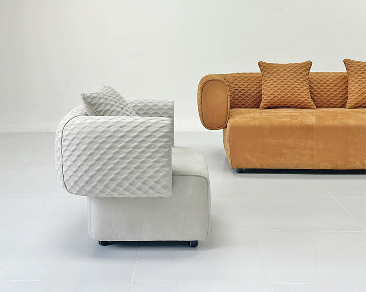 GS9158 Italian Luxury Modern Quilting Crafts Sofa