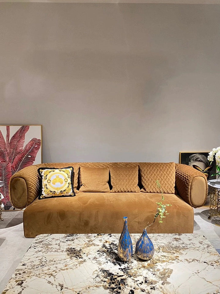 GS9158 Italian Luxury Modern Quilting Crafts Sofa